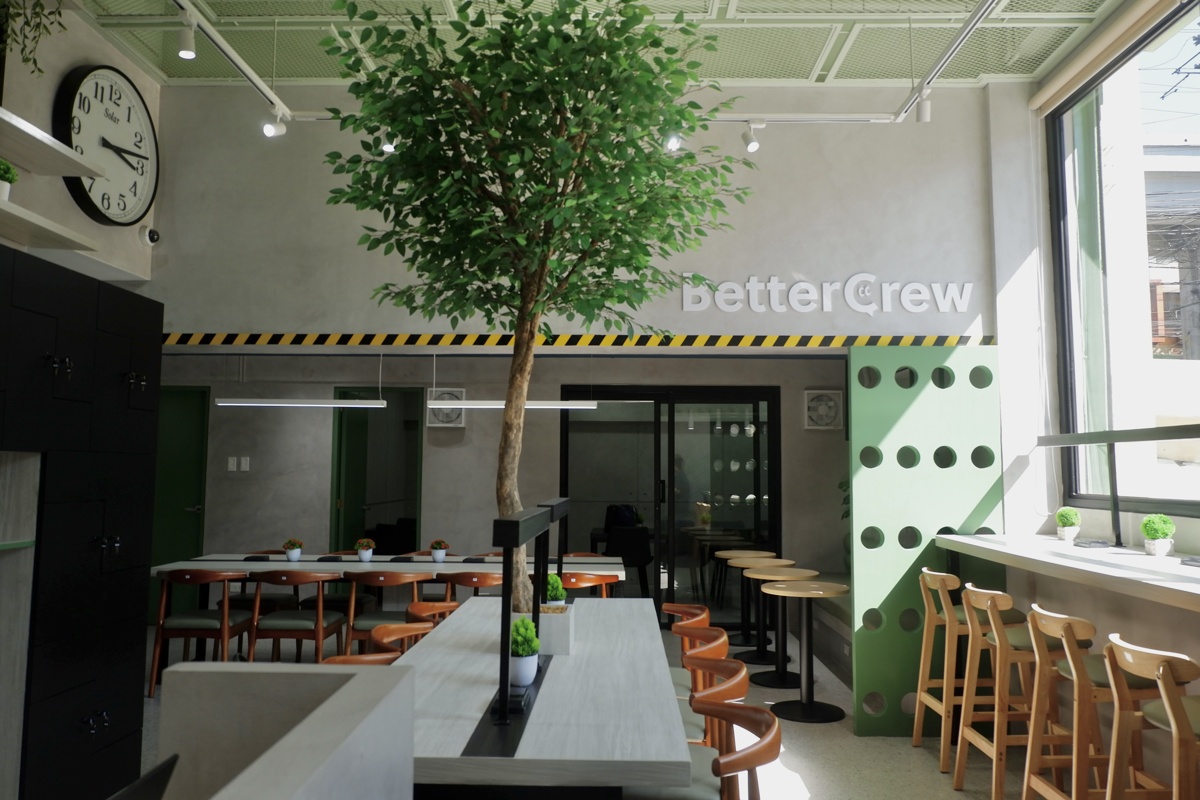 BetterCrew workspace amenities